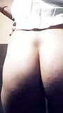 Beautiful Indian girl show her pussy and big ass close to camera snapshot 4