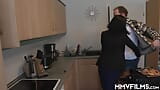 Chesty milf sucking and fucking in the kitchen snapshot 1