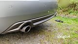 dabg0 fucks an Audi A4 S-line car exhaust snapshot 2