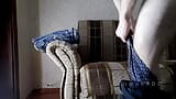 Dirty dick security guard fucks blanket masturbator in business trip apartment snapshot 16