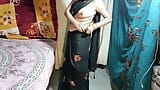 Indischer porno, schwarze sari-bluse, petticoat und höschen snapshot 1