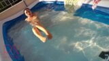 Underwater pussy show. Mermaid fingering masturbation Elegant and flexible babe, swimming underwater outdoors Cam 2 snapshot 14