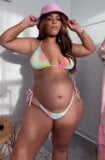 Горячее беременное бикини тело Demi Diamandis snapshot 6
