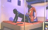 Getting fucked in a rubber doll suit snapshot 3