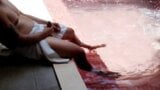 Sepupu panas sialan di kolam renang snapshot 5