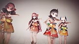 Mmd R-18 anime girls sexy dancing (clip 43) snapshot 10