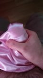 Stroking with my wife's satin panties snapshot 1