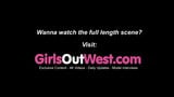 Girls Out West - Busty ladies lick plump pussies snapshot 16