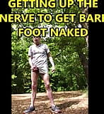Bare Feet Naked Jack Off At Large Park's Picnic Area May 2021 snapshot 2