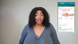 Chubby Ebony shows how to lift her big tits snapshot 2