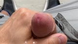 Close up of cock masturbating and cum snapshot 10