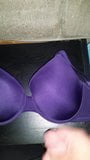 Bailey's big 38C bra sprayed with cum snapshot 1