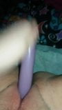 POV DP 2 dildos for her nice wet pussy at night snapshot 1