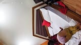 Oyo hotel c_c_t_v viral sex video.Room cleaner ne bnaya chupke se video Gujju cpl pkde gye Oyo hotel me sex krte. snapshot 6