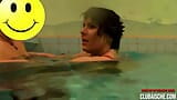 Cumwalk en public et baise sous l’eau dans la piscine snapshot 16