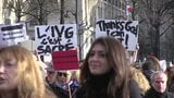 Femen protestiert oben ohne in Frankreich snapshot 5