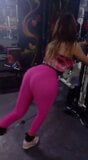 Tranny working in gym with Big dick snapshot 13