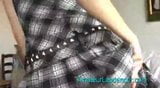 Lapdance in Tartan-Kleid snapshot 4