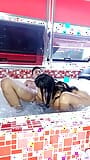 slut cheating wife sucking bbc in the jacuzzi tub before getting rough fucked and doggy creampied snapshot 4