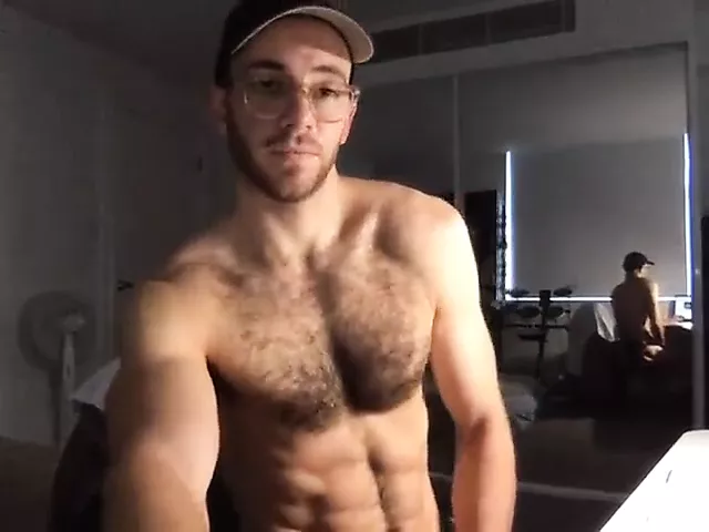 Handsome with huge dick cum