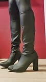 Cuddling in leggings and boots snapshot 9