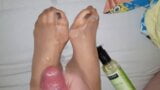 Cum on Nylon feet #2 snapshot 10