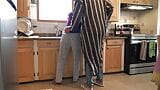 Moroccan Wife Gets Creampie Doggystyle Quickie In The Kitchen snapshot 3