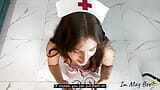 My girlfriend decided to play nurse. Okay, suck my dick, but don't get in the way of my work. snapshot 2