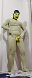 Zentai banana penis thong photo shooting snapshot 1