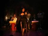 Incredible Dita with jazz band on stage snapshot 2