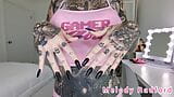 Розовая геймерша в нижнем белье примеряет одежду - Melody Radford, только поклонники snapshot 3