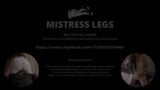 Facesitting and Ass Worship in White Pantyhose of Mistress snapshot 10