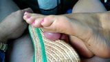 Footjob in wedges snapshot 3