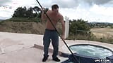 Blonde hottie Christie Lee gets fucked by the pool. snapshot 3