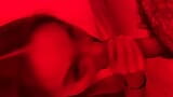 Monika Fox schlampiger Blowjob und Fisting im roten Raum snapshot 13