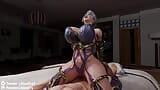 Les gros seins d’Ivy Valentine manquent de tomber de sa chemise en chevauchage (angle alternatif) snapshot 5