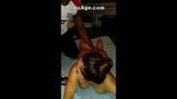 DESI WIFE GETS MASSAGED BY A BLACK GUY snapshot 5