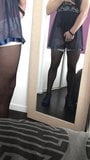 Sissy cums in front of mirror snapshot 1