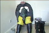 More wanking in latex. snapshot 10