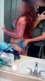 PAWG MILF Redhead Fishnet Tease snapshot 2