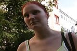 German redhead showing off her amazing masturbation skills snapshot 3