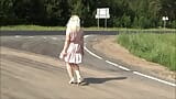 Striptease on road snapshot 5