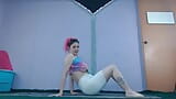 Yoga Anfängerin Livestream Flash - Latina mit dicken Titten snapshot 1
