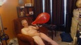 Blow 2 Pop a 24 and a 12 inch Balloon then Cum  (Blnbngr 48 snapshot 16