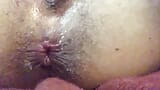 Sexy schattige kloof na anale creampie en eindigt met anaal spuiten snapshot 9