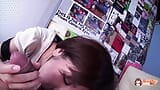 Cute Japanese coed can twirl her wet tongue on that hard cock like an expert snapshot 2