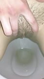 Russian mistress piss in your mouth, hairy pussy, close up pissing girl snapshot 7