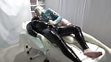 Latex Danielle - the doctor is playing with the patient's penis. Full video snapshot 14