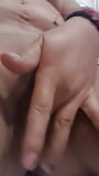 My stepmother massages her clit with her fingers and squirts snapshot 6