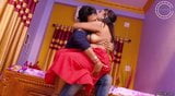 Red Saree Bhabhi Has Hardcore sex With Boss while husband is not at hom snapshot 4